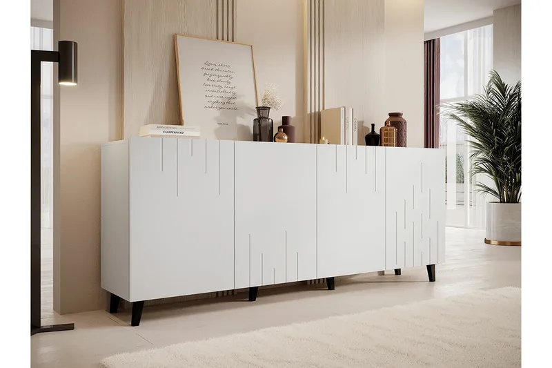 Strontian Highboard Scandinavian Choice White - Oppbevaring - Skap - Oppbevaringsskap