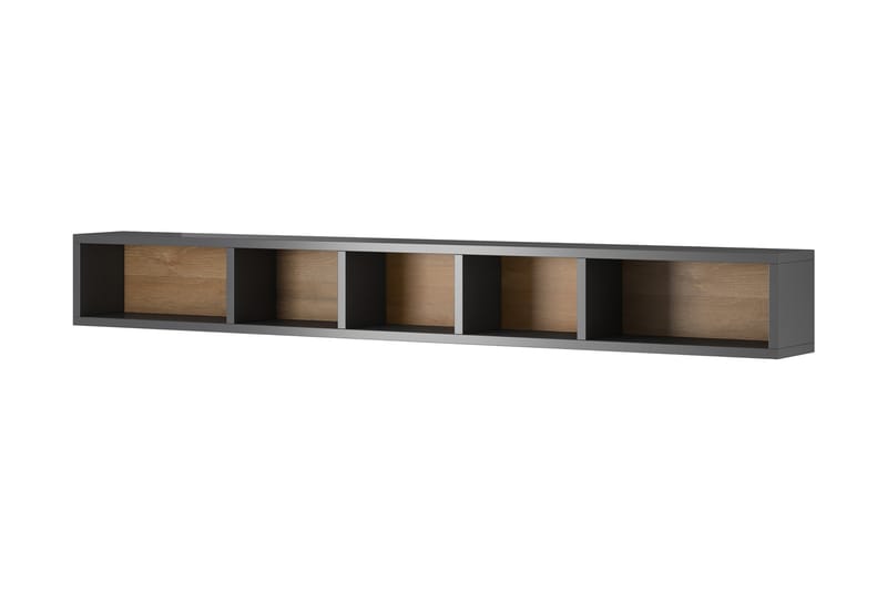 Toreno Highboard 19x169 cm - Antrasitt/Natur - Oppbevaring - Skap - Oppbevaringsskap