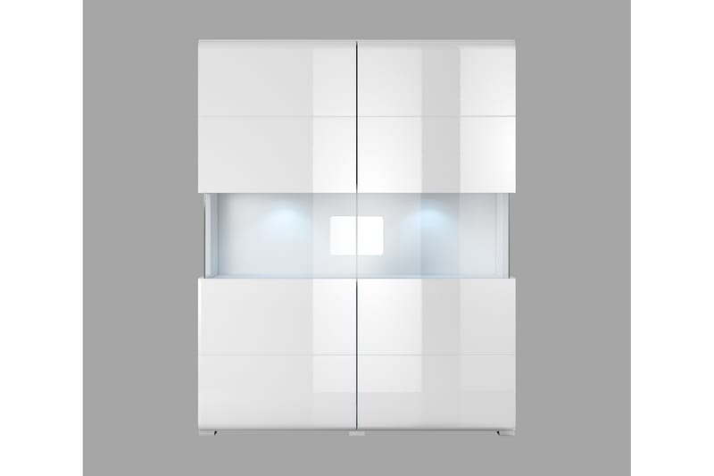 Toreno Highboard 39x122 cm - Hvit - Oppbevaringsskap