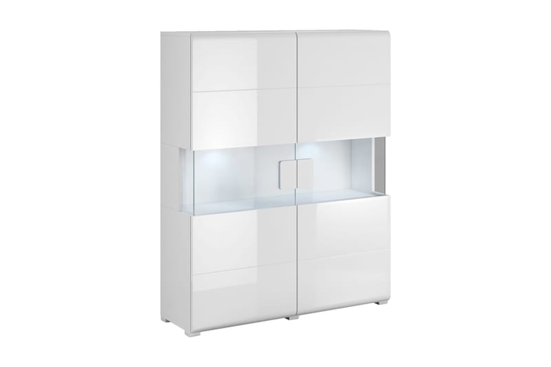 Toreno Highboard 39x122 cm, Hvit
