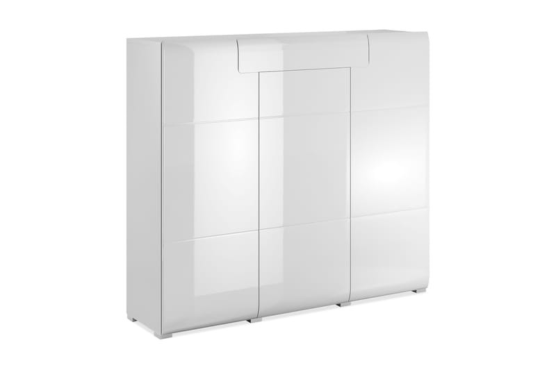 Toreno Highboard 39x147 cm - Hvit - Oppbevaring - Skap - Oppbevaringsskap