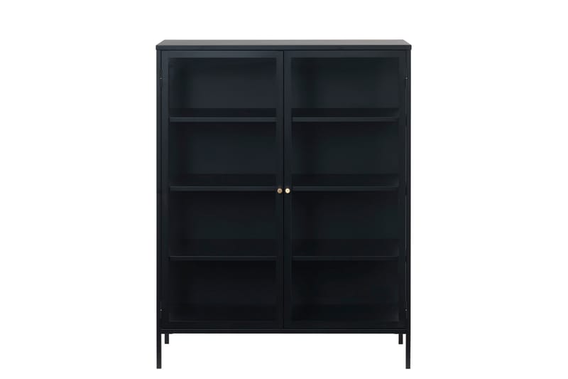 Umbri Highboard 110x140 cm - Svart - Oppbevaring - Skap - Oppbevaringsskap
