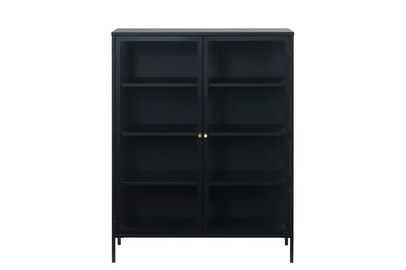 Umbri Highboard 110x140 cm - Svart - Oppbevaring - Skap - Oppbevaringsskap