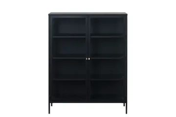 Umbri Highboard 110x140 cm - Svart - Oppbevaring - Skap - Oppbevaringsskap