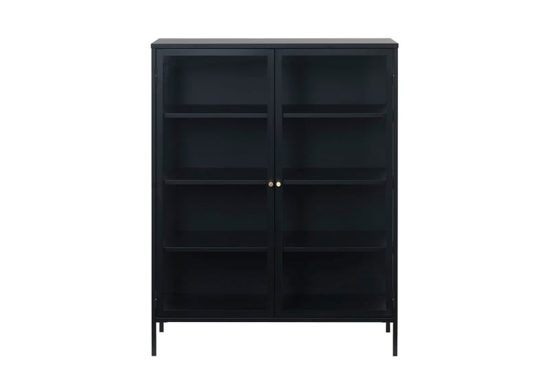 Umbri Highboard 110x140 cm - Svart - Oppbevaring - Skap - Oppbevaringsskap