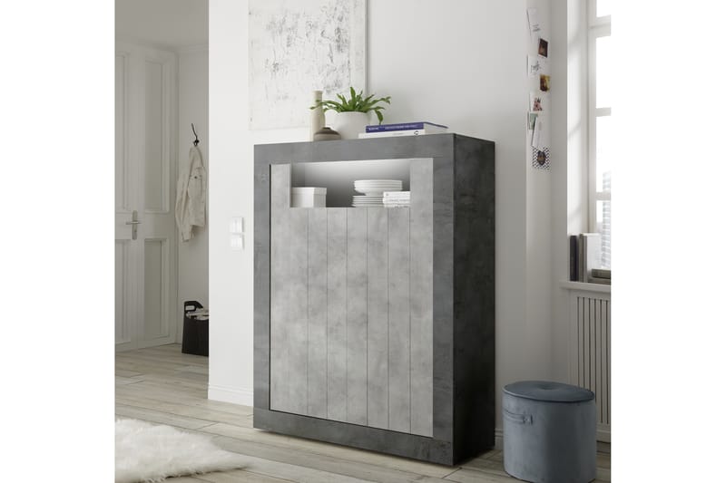 Urbino Skap 110 cm - Grå - Oppbevaring - Skap - Oppbevaringsskap