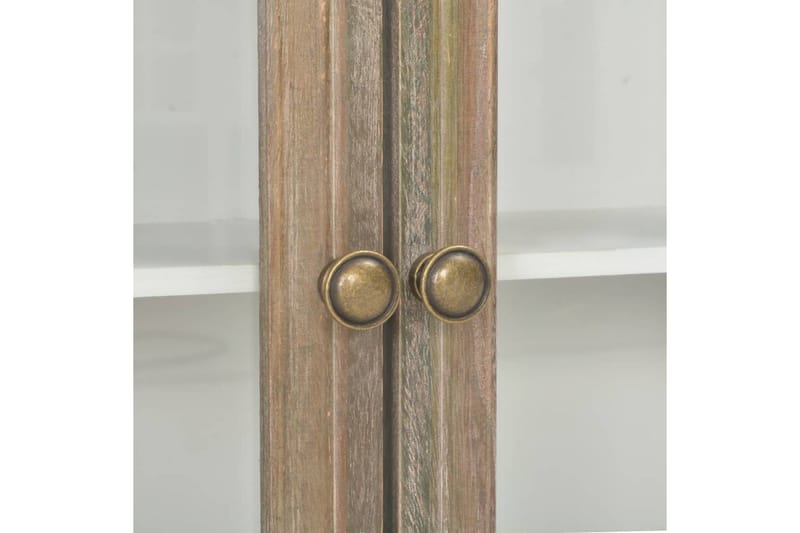 Veggskap hvit 49x22x59 cm heltre - Oppbevaring - Skap - Oppbevaringsskap