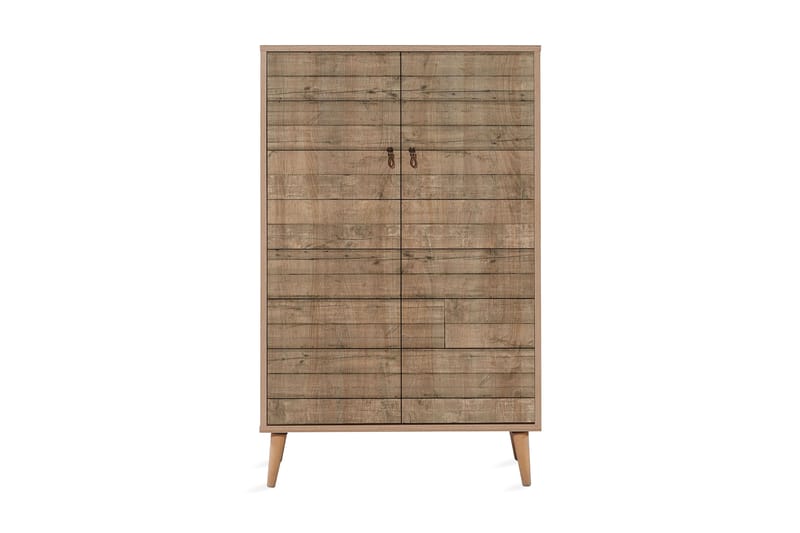 Vellavie Skap 80 cm Trepanel - Brun - Oppbevaring - Skap - Oppbevaringsskap