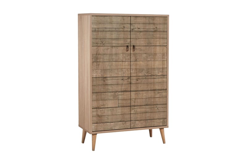 Vellavie Skap 80 cm Trepanel - Brun - Oppbevaring - Skap - Oppbevaringsskap