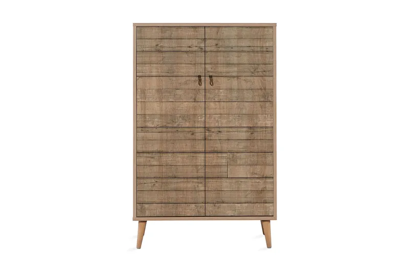 Vellavie Skap 80 cm Trepanel - Brun - Oppbevaring - Skap - Oppbevaringsskap