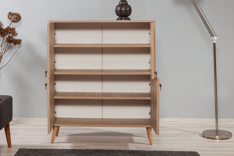 Vellavie Skap 95 cm Regnbuepanel - Flerfarget - Oppbevaring - Skap - Oppbevaringsskap