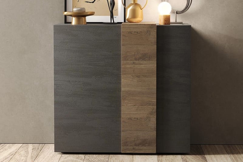 Venrivo Highboard 44x121x168 cm - Grå/Taupe - Oppbevaring - Skap - Oppbevaringsskap