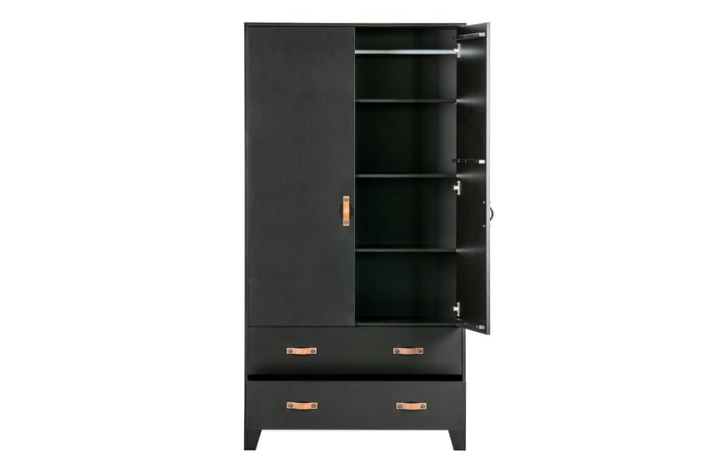 Wickam Oppbevaringsskap 98x190 cm - Svart - Oppbevaring - Skap - Oppbevaringsskap