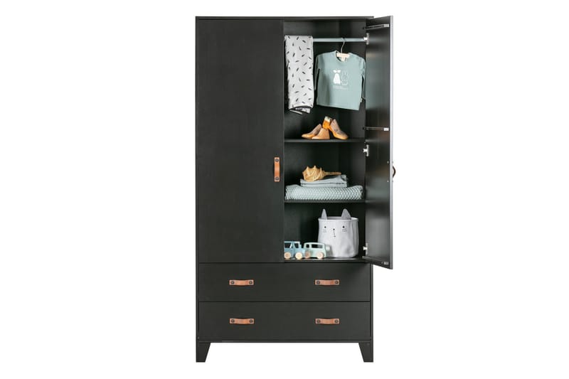 Wickam Oppbevaringsskap 98x190 cm - Svart - Oppbevaring - Skap - Oppbevaringsskap