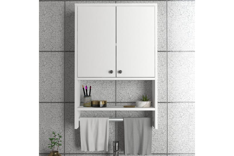 Willcox Baderomsskap 59 cm - Hvit - Oppbevaring - Skap - Oppbevaringsskap