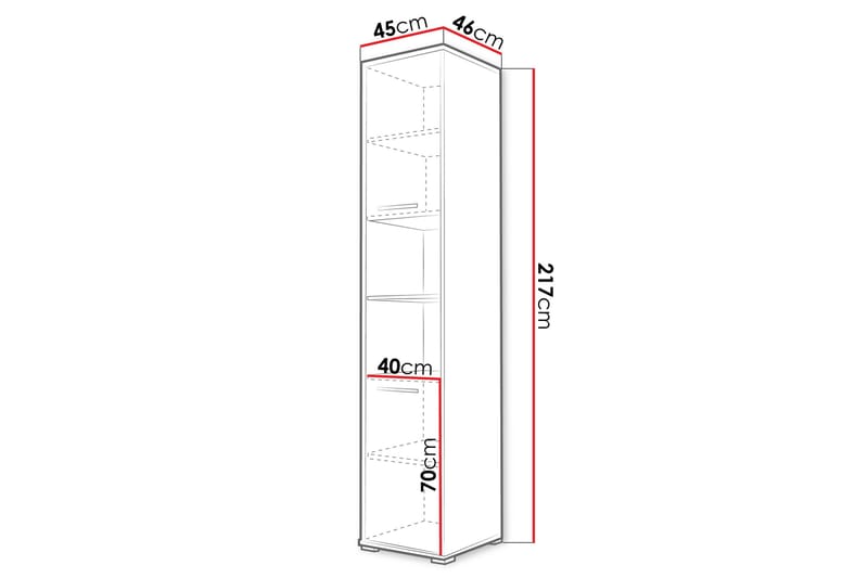 Rauk Highboard - Grå - Oppbevaring - Skap - Oppbevaringsskap