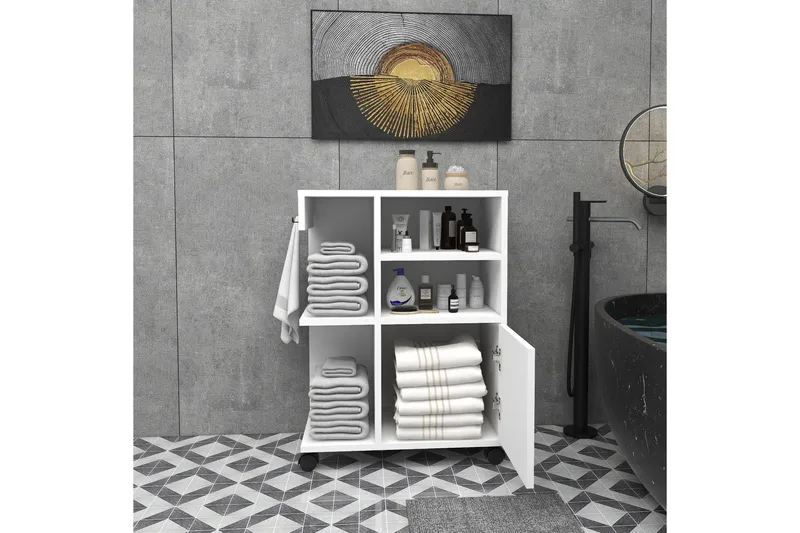 Rebus Skjenk - Hvit - Oppbevaring - Oppbevaringsmøbler - Kommode - Skuffeseksjon