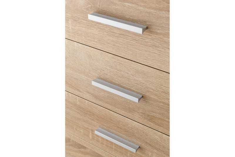 Rullecontainer Wohnling 4 skuffer med hjul, oppbevaringsbrett, foliert sponplate, moderne stil Sonoma - Sonoma - Oppbevaring - Skap - Oppbevaringsskap