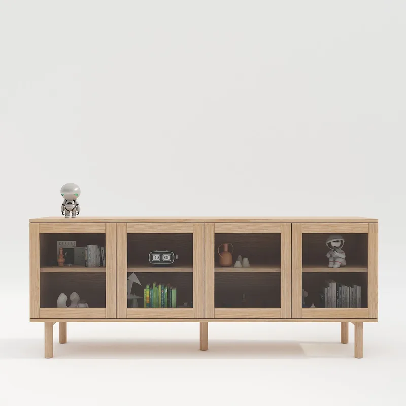 Sideboard HOME4YOU - eikefinish - Oppbevaring - Oppbevaringsmøbler - Sideboard & skjenker