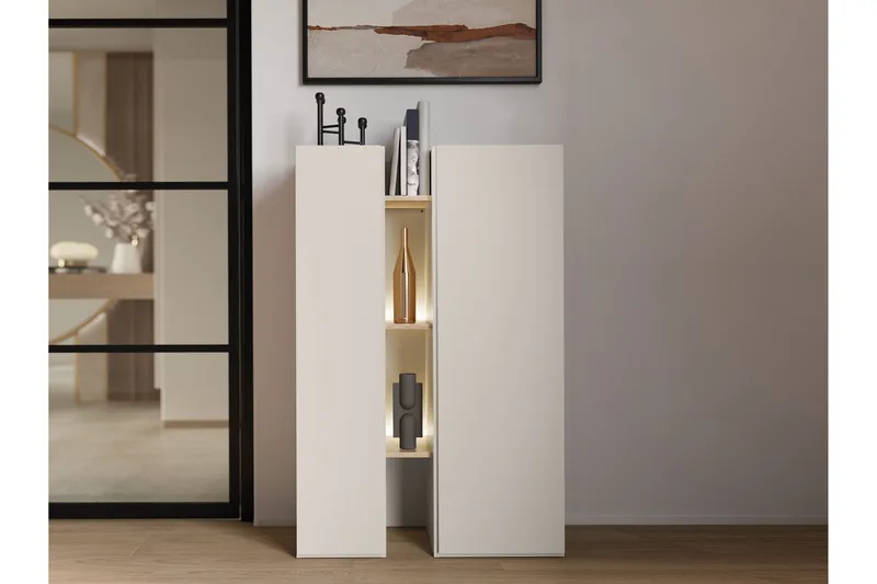 Sigma Highboard - Hvit - Oppbevaring - Skap - Oppbevaringsskap