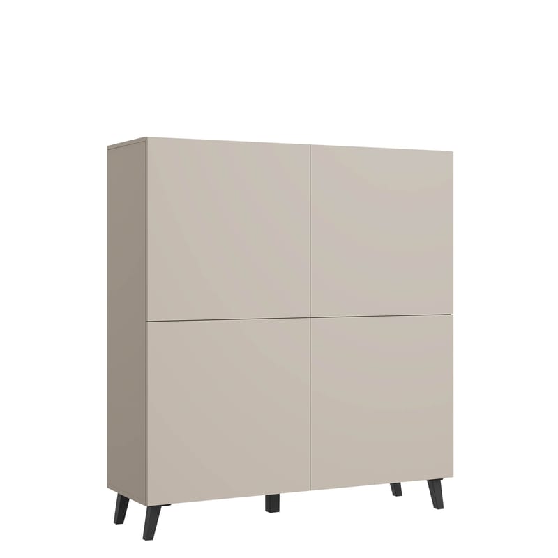 skap Høy kommode PHUKET 120 beige, undefined