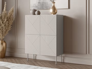 skap Kommode ART DECO 4D beige - Oppbevaring - Skap - Oppbevaringsskap