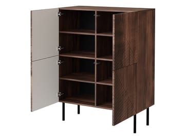 skap Kommode ART DECO 4D beige - Oppbevaring - Skap - Oppbevaringsskap