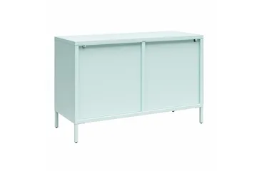 Skap Luna 100x40x64 cm, Himmelblå - 100x40x64 cm, Himmelblå - Oppbevaring - Skap - Vitrineskap
