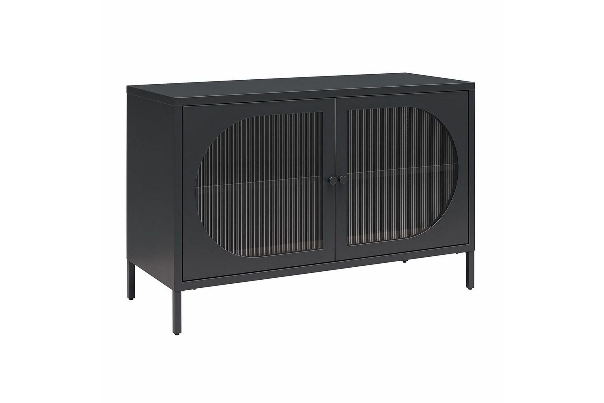 Skap Luna 100x40x64 cm, Svart - 100x40x64 cm, Svart