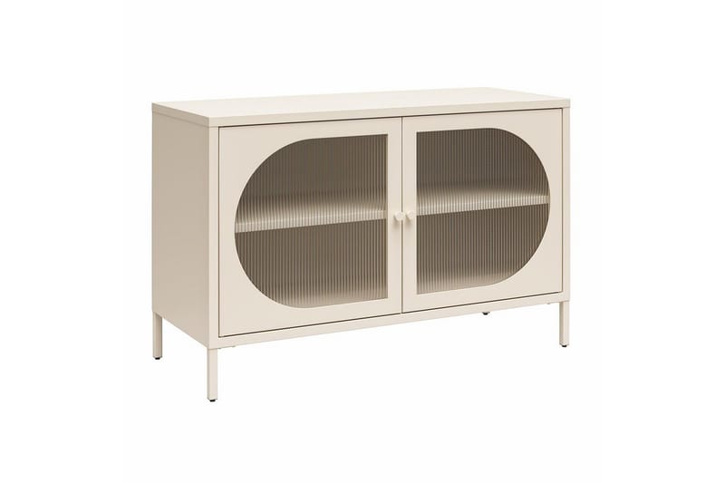 Skap Luna 100x40x64 cm, Pergament - 100x40x64 cm, Pergament - Oppbevaring - Skap - Oppbevaringsskap