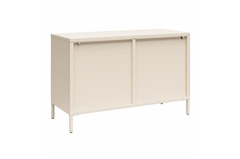 Skap Luna 100x40x64 cm, Pergament - 100x40x64 cm, Pergament - Oppbevaring - Skap - Vitrineskap
