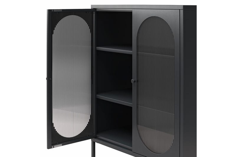 Skap Luna 80x40x102 cm, Svart - 80x40x102 cm, Svart - Oppbevaring - Skap - Oppbevaringsskap - Sikkerhetsskap - Medisinskap