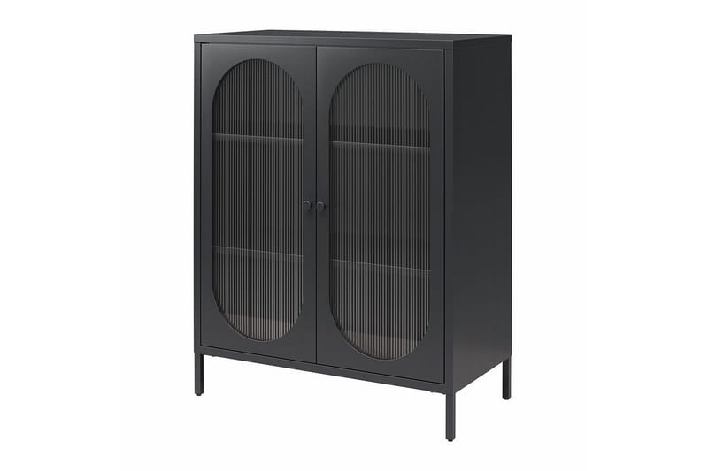 Skap Luna 80x40x102 cm, Svart - 80x40x102 cm, Svart - Oppbevaring - Skap - Oppbevaringsskap - Sikkerhetsskap - Medisinskap
