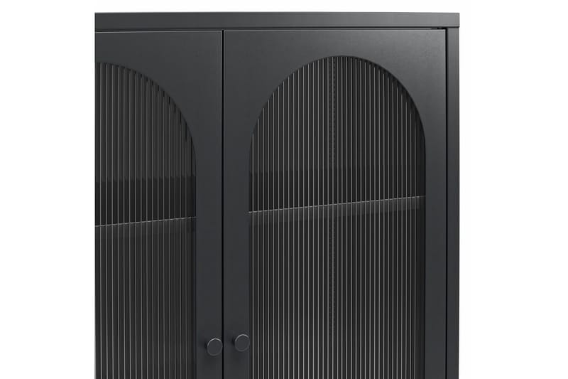 Skap Luna 80x40x102 cm, Svart - 80x40x102 cm, Svart - Oppbevaring - Skap - Oppbevaringsskap - Sikkerhetsskap - Medisinskap