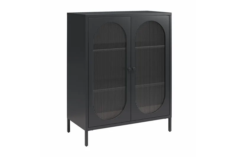 Skap Luna 80x40x102 cm, Svart, 80x40x102 cm, Svart