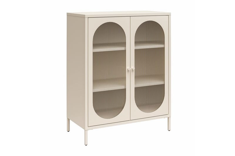Skap Luna 80x40x102 cm, Pergament - 80x40x102 cm, Pergament - Oppbevaring - Skap - Oppbevaringsskap - Sikkerhetsskap - Medisinskap