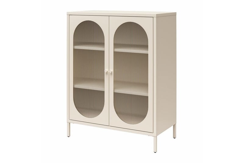 Skap Luna 80x40x102 cm, Pergament - 80x40x102 cm, Pergament - Oppbevaring - Skap - Oppbevaringsskap - Sikkerhetsskap - Medisinskap