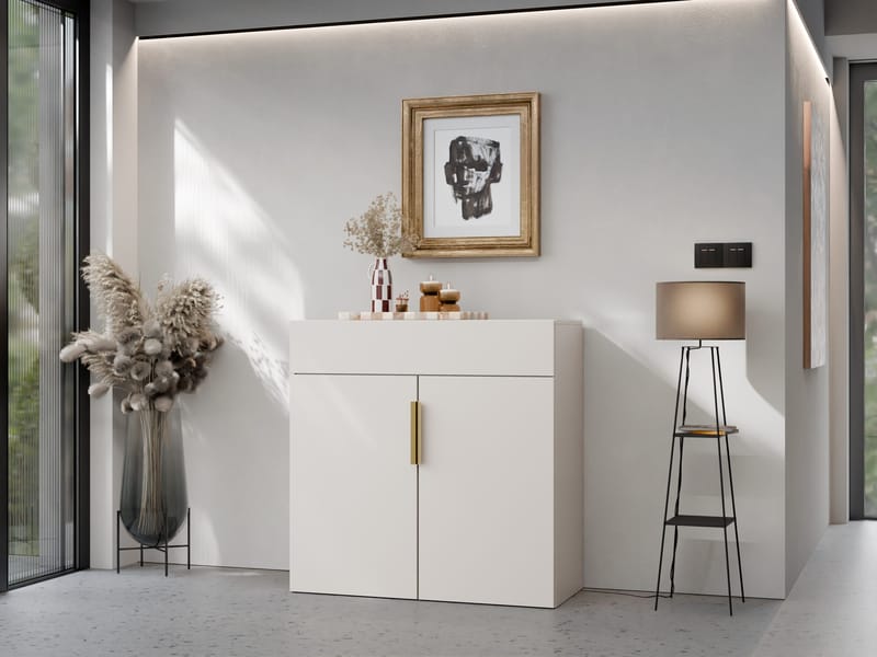 skap NO_BRAND Kommode 2D1S KERKIN beige - Oppbevaring - Skap - Oppbevaringsskap