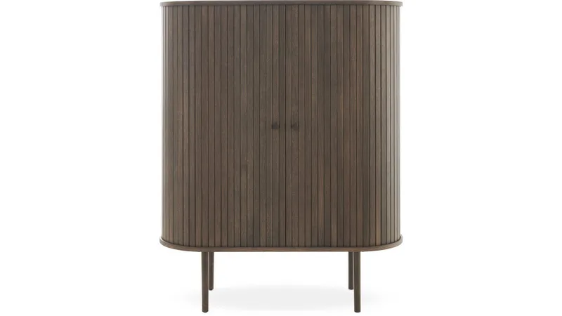 Skap Yngvar 100 cm, Brunlakkert eik