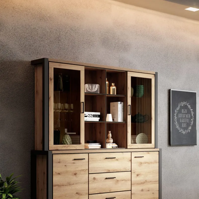 Skapforlengelse Aktiv - Oppbevaring - Skap - Vitrineskap