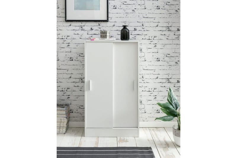 Skjenk Wohnling Melaminbelagt MDF Skyvedører Moderne - Oppbevaring - Skap - Oppbevaringsskap