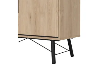 Tadami Vitrineskap 102x162 cm - Natur - Oppbevaring - Skap - Vitrineskap