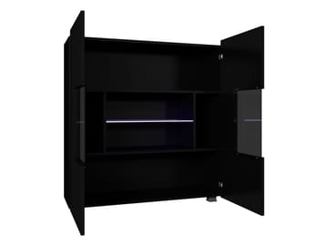 Tessan vitrineskap 100x107 cm - brun - Oppbevaring - Skap - Vitrineskap