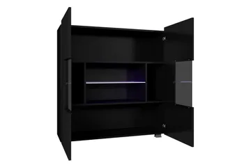 Tessan Vitrineskap 100x107 cm - Hvit - Oppbevaring - Skap - Vitrineskap