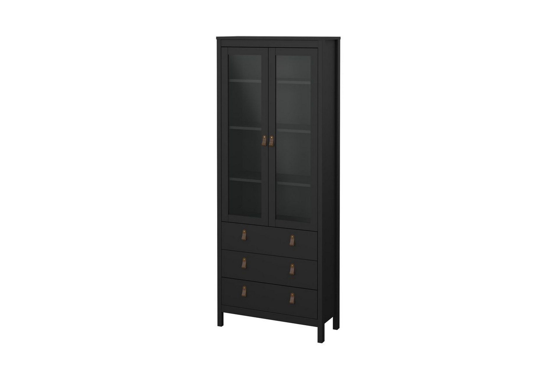 Vallvidera Vitrineskap 78,05x199 cm - Svart