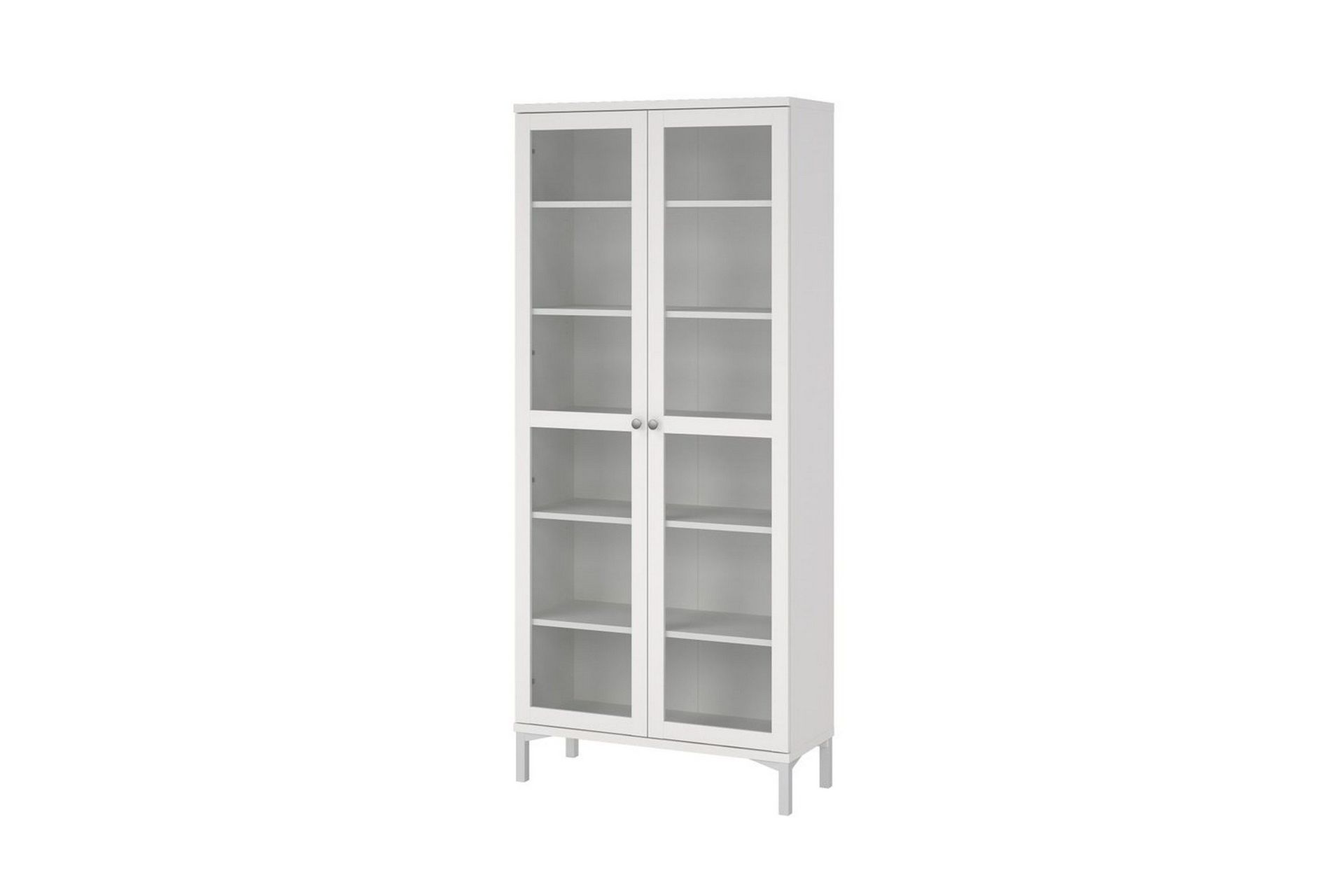 Valnorin Vitrineskap 89x203 cm - Hvit