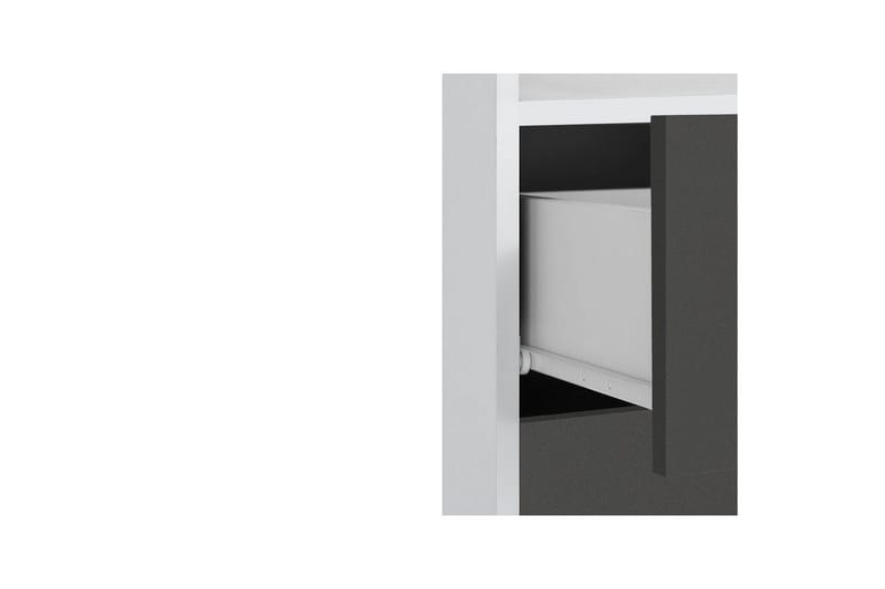 Vegghylle Mirza Hvit/Antrasitt - Hvit/Antrasitt - Hus & oppussing - Kjøkken & bad - Baderom - Baderomsmøbler & baderomsinnredning - Veggskap & høyskap