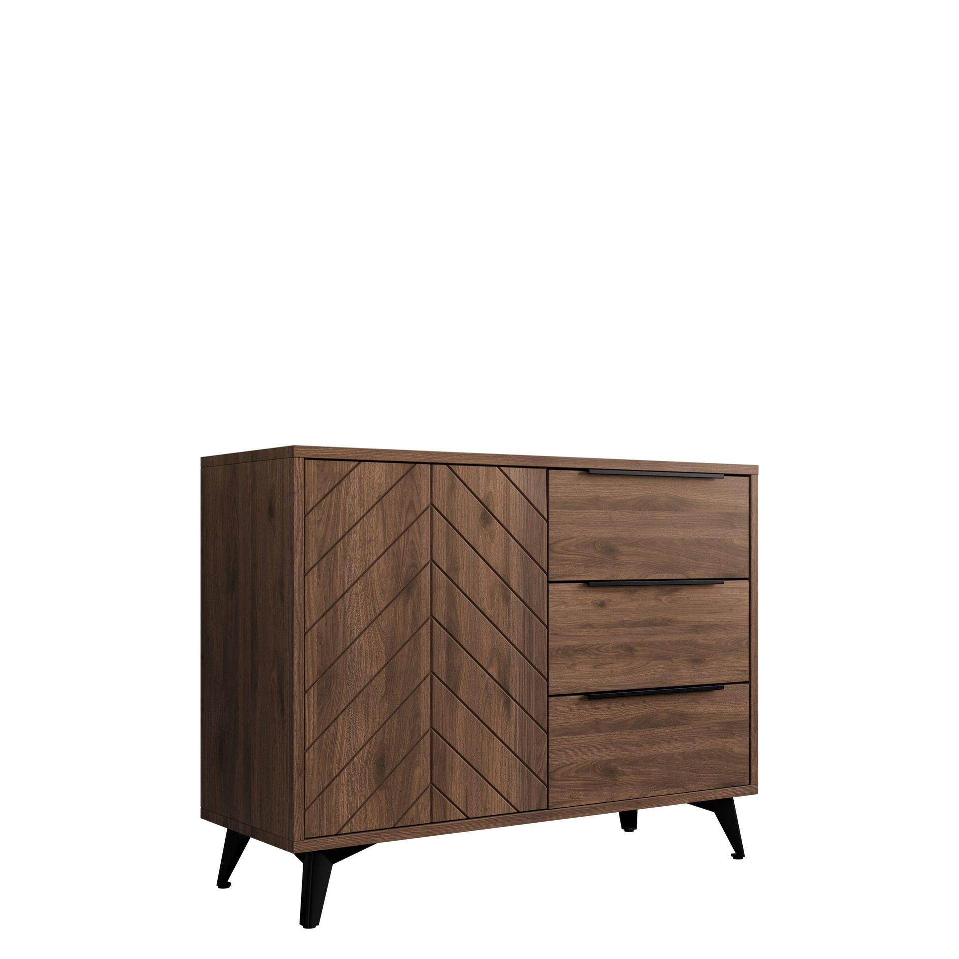 Vemdalen skjenk 104 cm - brun