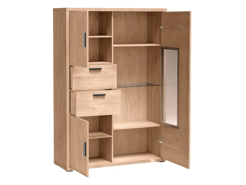 Veyricus Vitrineskap 168 cm - Oppbevaring - Skap - Vitrineskap