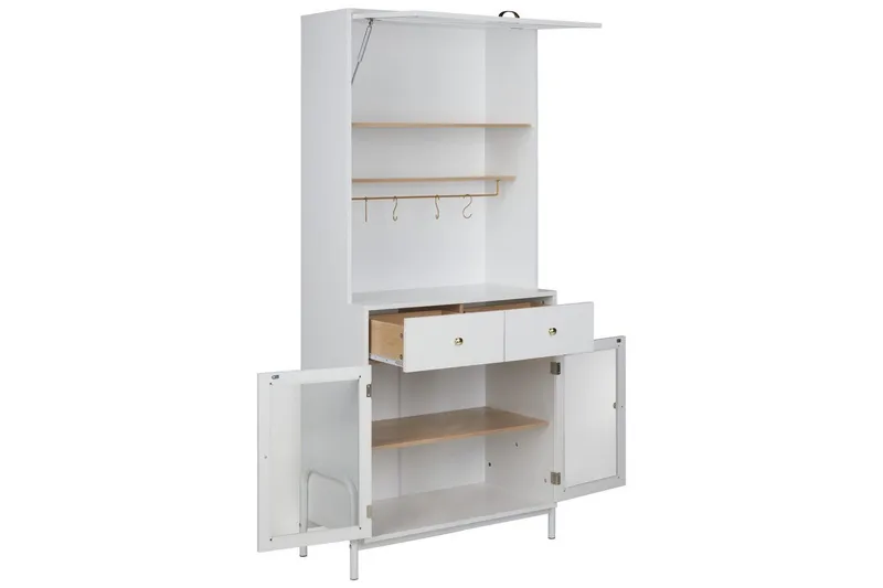 Vitrine Parlin - Oppbevaring - Skap - Vitrineskap